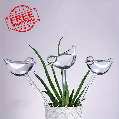 Bird plant watering dispenser - bird,