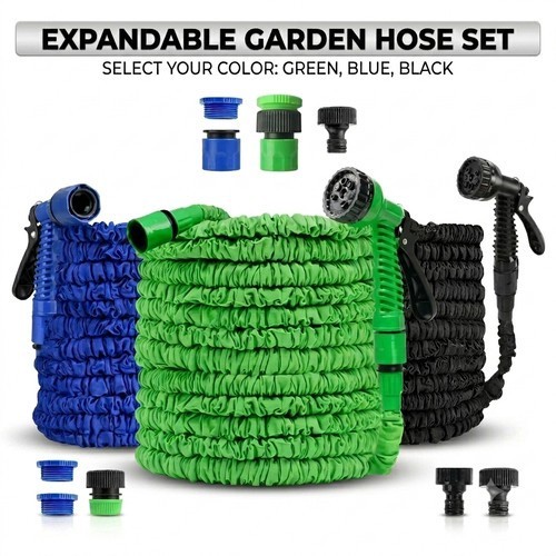 Expandable garden hose - hose, pipe