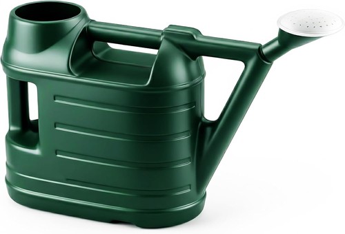 Watering can green plastic - watering,