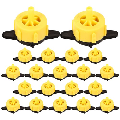50pcs yellow adjustable drip - yellow,